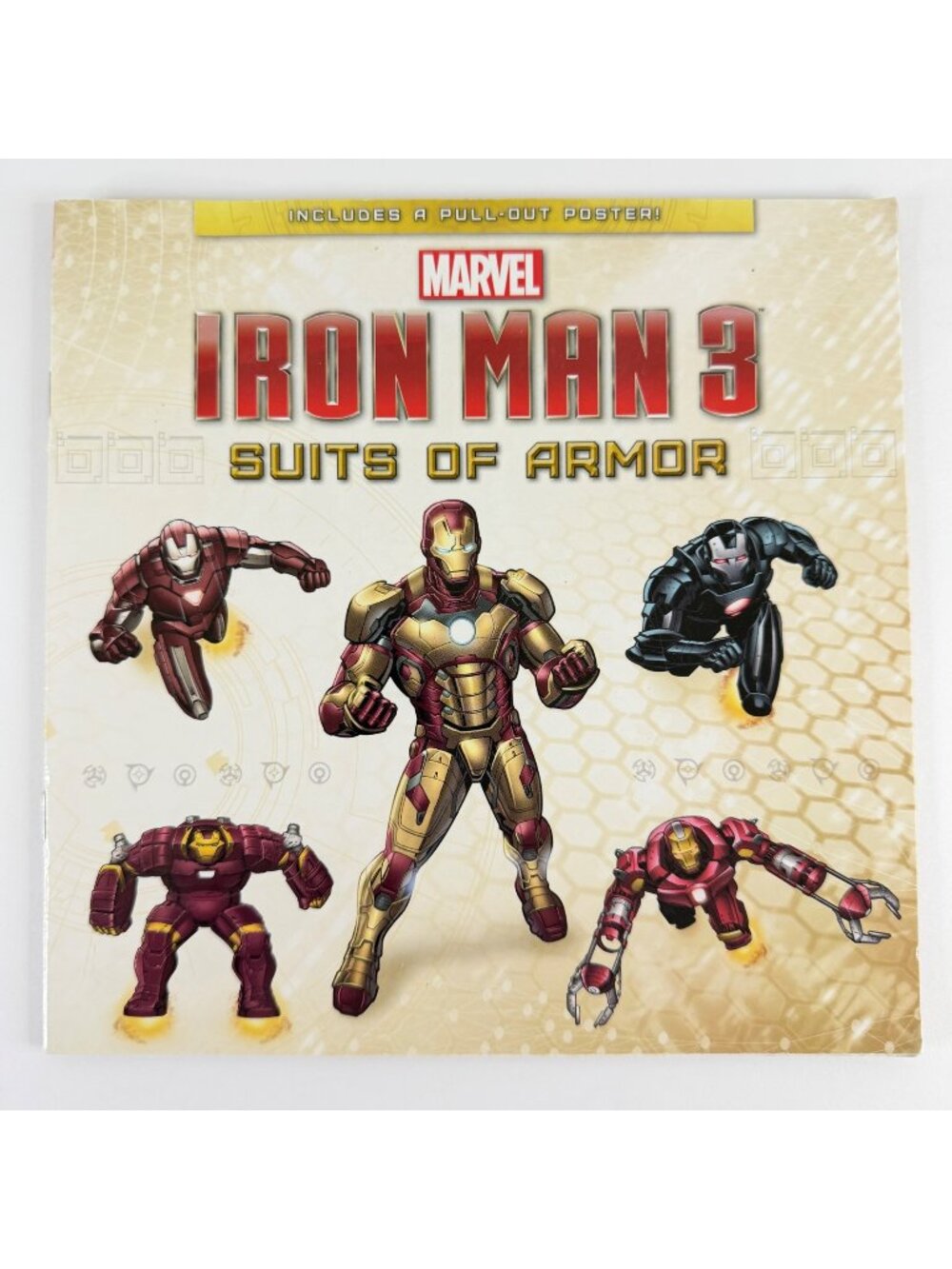 2/$6 Marvel Iron Man 3 Suits of Armor book-NO POSTER (Paperback)